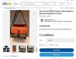 !!COACH!! Mens  Shoulder Bag