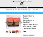 !!COACH!! Mens  Shoulder Bag