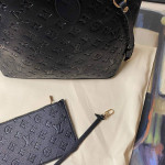 louis vuitton neverfull black tote