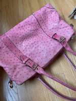 Dooney And Bourke Pink Ostrich Handbag