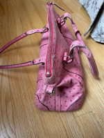 Dooney And Bourke Pink Ostrich Handbag