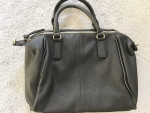 MODA LUXE Black Faux Leather Handbag Brand New w/ Tags