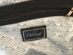 MODA LUXE Black Faux Leather Handbag Brand New w/ Tags