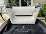 Alberta Di Canio Beige Italian Leather Purse