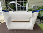 Alberta Di Canio Beige Italian Leather Purse