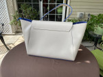 Alberta Di Canio Beige Italian Leather Purse