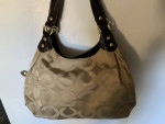 NWT COACH Maggie Hobo Op Art Signature C Handbag Purse #L0973-14305