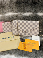 Louis Vuitton Felicie Pochette crossbody handbag purse clutch