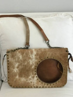 Unique NEW Hand made Leather handbag