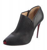 Christian Louboutin Peep-Toe Ankle Boot/Booties Women Size 9.5/IT 39.5
