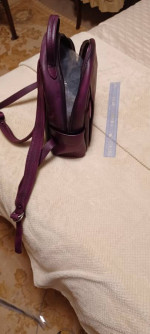 IVTG PURPLE LEATHER BACK PACK for WOMAN- NEW