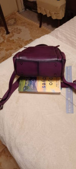 IVTG PURPLE LEATHER BACK PACK for WOMAN- NEW