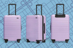 Away Travel Suitcase Bigger Carry On lavender