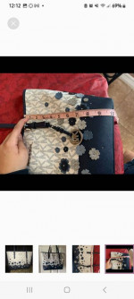 Michael Kors flowered tote bag