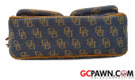 Dooney & Bourke - Denim and Leather Banana Bag Purse