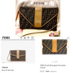 Vintage Authentic Fendi Crossbody