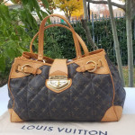 Auth Gorgeous LOUIS VUITTON Monogram Etoile Large quilted Shopper To