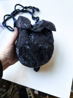 BRAND NEW - Beaded Handbag - Dark Blue