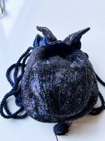 BRAND NEW - Beaded Handbag - Dark Blue
