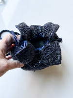 BRAND NEW - Beaded Handbag - Dark Blue