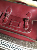 Men’s leather briefcase The Cambridge satchel cimpany