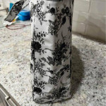 BELLA RUSSO - LARGE TOTE BAG - REVERSABLE BLACK & WHITE FLORAL DESIGN