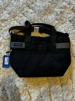 NEW adidas Originals PUFFER SHOPPER TOTE Logo Crossbody Shoulder Bag Zip Pockets