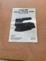 Voltage Valet Portable Traveling Steam Iron - $20