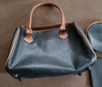 Vintage Brand New Faux Leather Purse with Matching Accessories