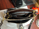 London Fog “Weather Or Not” Brown & Beige Crossbody Shoulder Bag Purse