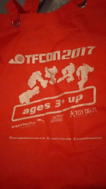 Transformers TFCON 2017 Exclusive Bag