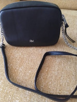 Black, Quilted, Studded Crossbody