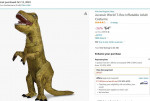 Jurassic World T-Rex Dinosaur Inflatable Adult Costume