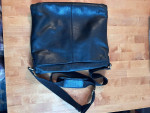 Cole Haan black leather satchel