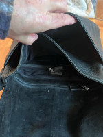 Cole Haan black leather satchel