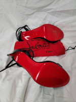 Loubi Queen 120mm Sandals Nappa Leather