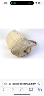 Chloé Leather satchel Good condition white, Leather