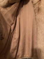 Lynx dyed Norwegian Fox fur coat