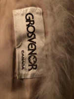 Lynx dyed Norwegian Fox fur coat