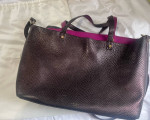 Luana Italy Reversible Leather Tote