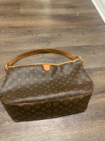 “Louis Vuitton” Delightful PM leather handbag