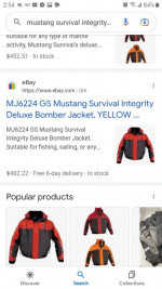 mustang integrity float coat ( life jacket )
