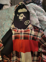 A Bathing Ape / Bape (Rep) - Men's Plaid Full-Zip Hoodie -Brand New!!
