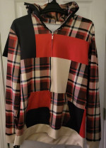 A Bathing Ape / Bape (Rep) - Men's Plaid Full-Zip Hoodie -Brand New!!