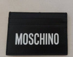 new in box authentic Moschino leather cardholder