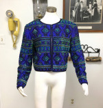 1990's Heavily Beaded Jacket by "Della Roufogali"