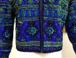 1990's Heavily Beaded Jacket by "Della Roufogali"