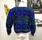 1990's Heavily Beaded Jacket by "Della Roufogali"