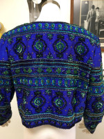 1990's Heavily Beaded Jacket by "Della Roufogali"