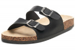 Alpine Swiss Men's Double Strap Slide Sandals EVA Sole Flat - Size 9